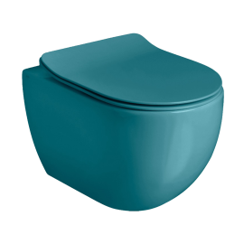 Wc solja konzolna AXA - GLOMP 46cm [0201205][petrolio, glossy]